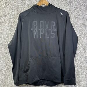 UNRL Hoodie Mens XL Black Land Rover Minneapolis ROVR MPLS Pullover Sweatshirt